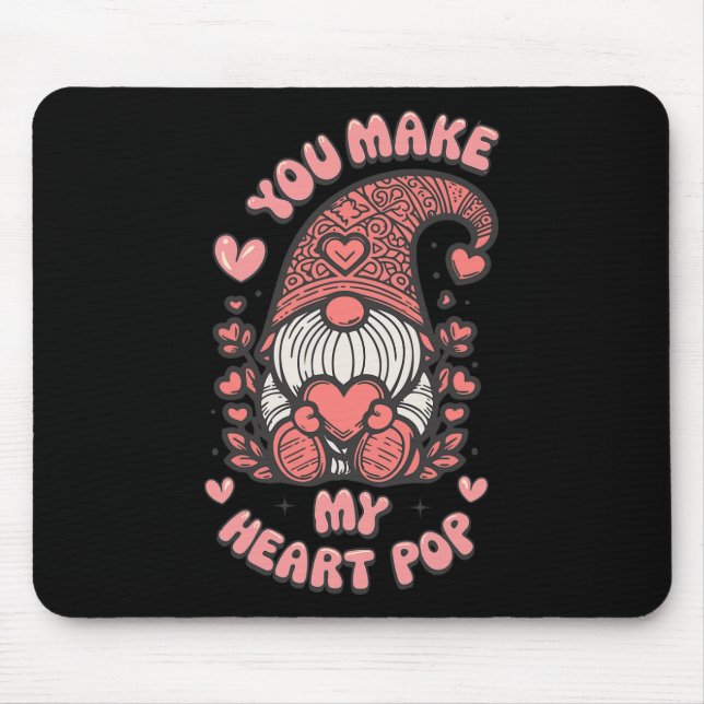Mousepad Você é engraçado, faz meu coração explodir, amante (Frente)