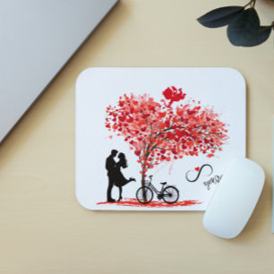 Mousepad Você e Eu, e Almofada de Rato Cupido