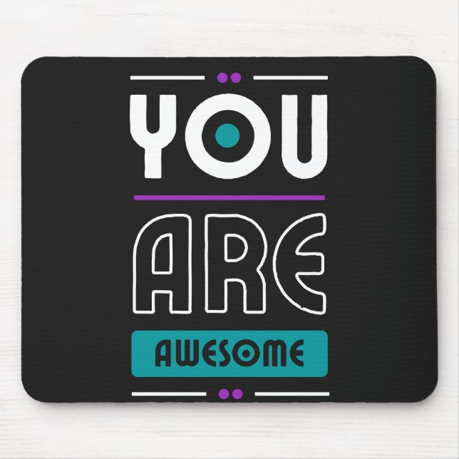 Mousepad Você É Incrível (Frente)