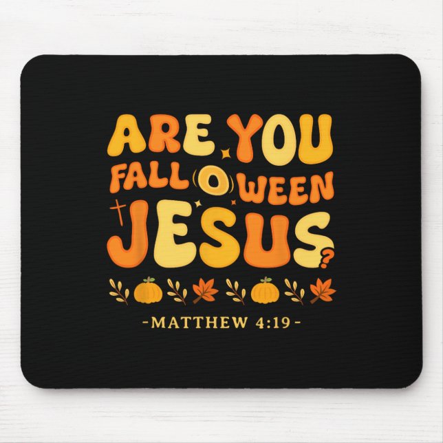 Mousepad Você é Jesus Matthew 419 Christian Ha? (Frente)