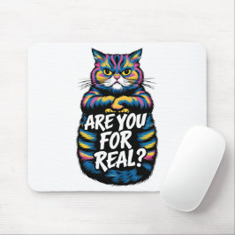 Mousepad Você É Mesmo Engraçado Gato Mal-Humorado