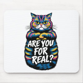 Mousepad Você É Mesmo Engraçado Gato Mal-Humorado