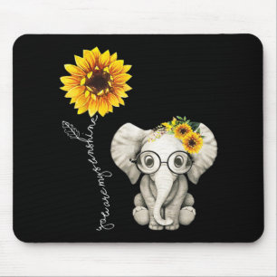 Mousepad Você É Meu Elefante De Girassol De Hippie