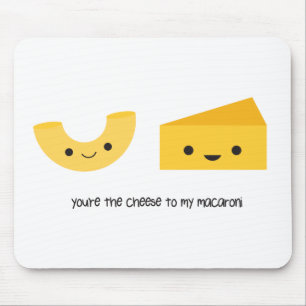Mousepad Você é o queijo a meu tapete do rato do macarrã