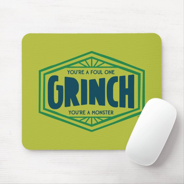 Mousepad Você é um Grinch Repulsivo (Com mouse)