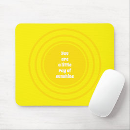 Mousepad Você é um pequeno personagem do Sol amarelo sunshi