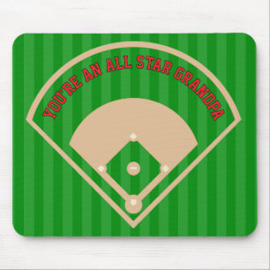 Mousepad Você é um Presente de Campo de Baseball All Star