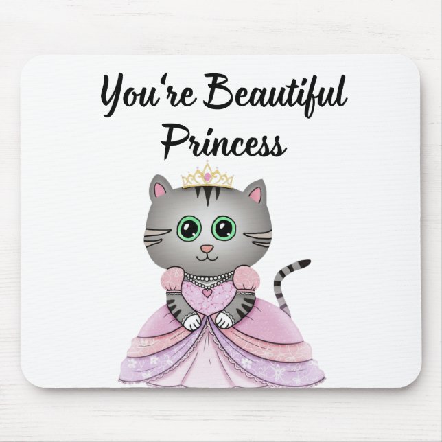 Mousepad Você é uma Princesa Bonita (Frente)