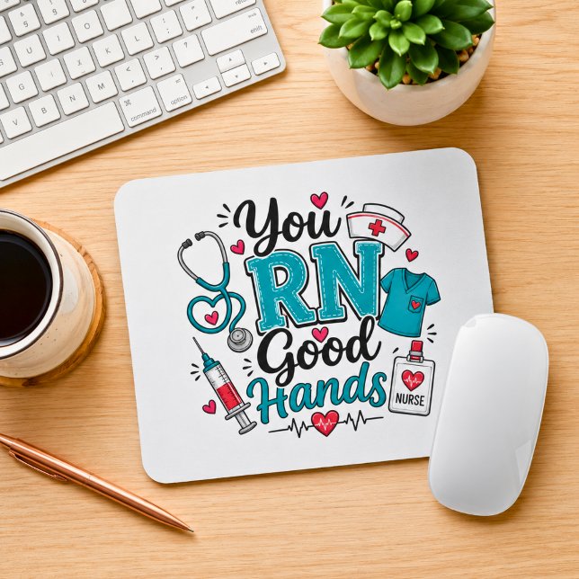 Mousepad Você ENM Bons Cuidados Enfermeira (Criador carregado)