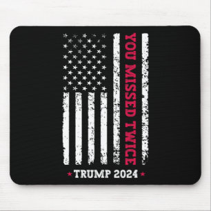 Mousepad Você Errou Duas Vezes Trump Presidente 2025 - Trum