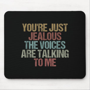 Mousepad Você Está com Inveja Design de Citação de Humor Sa