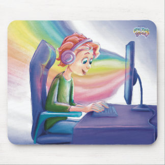 Mousepad Você Está Entediado? Tapete de Mouse de Mesa Color