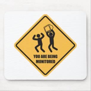 Mousepad Você está sendo monitorado