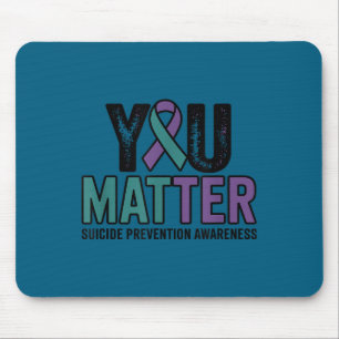 Mousepad Você Faixa de Conscientização sobre Prevenção do S