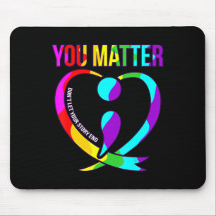 Mousepad Você Importa O Feliz Suicídio Sensibilizado Gráfic