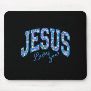 Mousepad Você Jesus Ama, Bíblia Deus Fé Igreja Cristã
