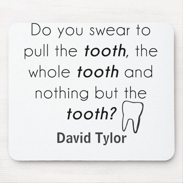 Mousepad Você jura? (Frente)