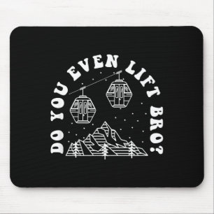 Mousepad Você levanta peso, irmão, atleta de esportes de in