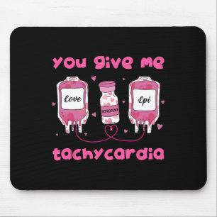 Mousepad Você Me Dá Taquicardia Engraçada Rna Icu Enfermeir