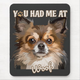 Mousepad Você Me Teve No Meio | Pomeranianos De Cães