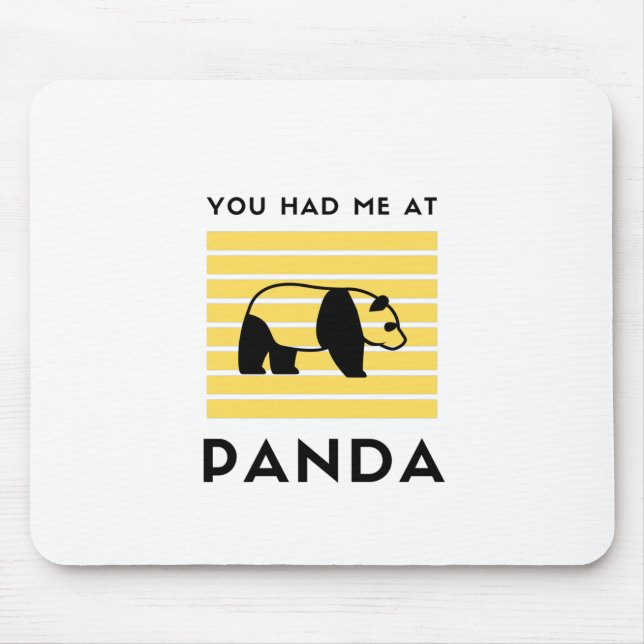 Mousepad Você me teve no Panda (Frente)