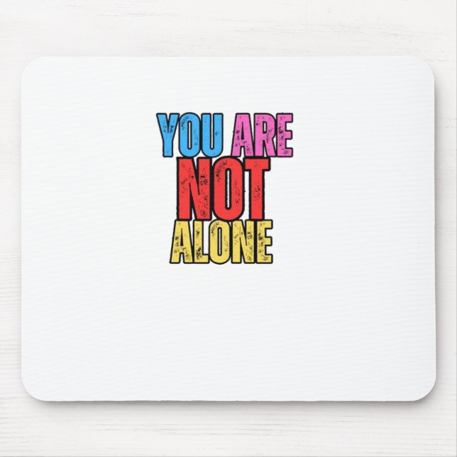 Mousepad Você Não Está Sozinha (Frente)