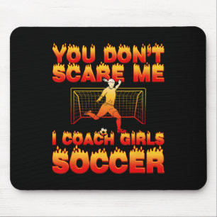Mousepad Você Não Me Assusta Eu Treino Futebol Feminino Cit