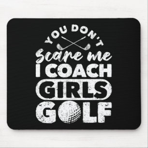 Mousepad Você Não Me Assusta Eu Treino Golfe Feminino Golfe