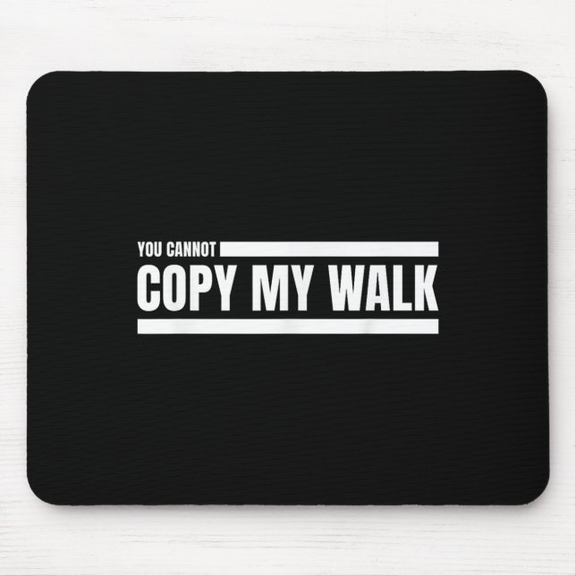 Mousepad Você Não Pode Copiar Meu Gráfico Motivacional de C (Frente)