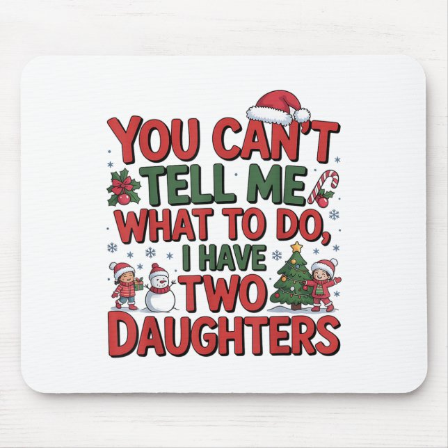 Mousepad Você Não Pode Me Dizer O Que Fazer Eu Tenho Duas F (Frente)