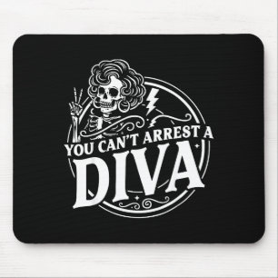 Mousepad Você Não Pode Prender Diva Sy Esqueleto Sinal de P