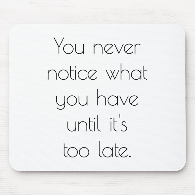 Mousepad Você Nunca Notou O Pad Do Rato (Frente)