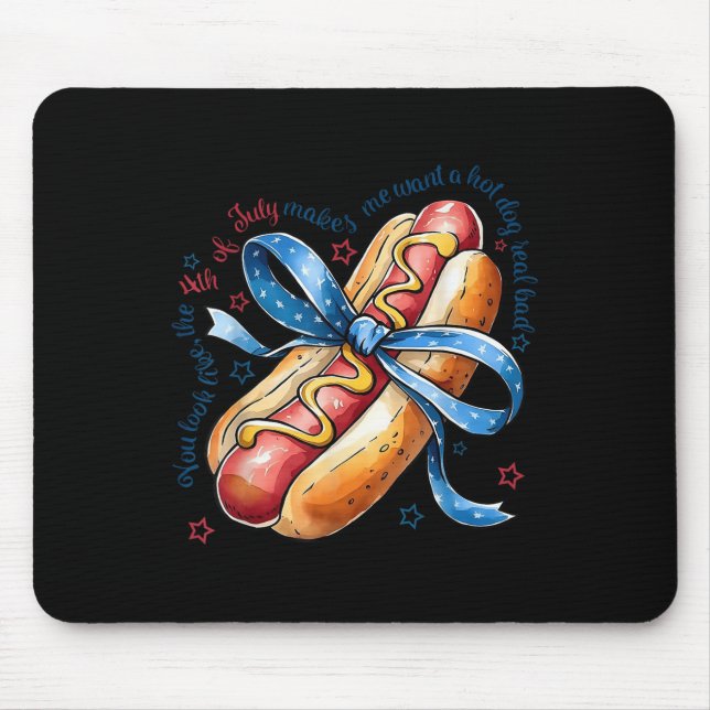 Mousepad Você Parece O 4 De Julho Me Dá Vontade De Um Cacho (Frente)