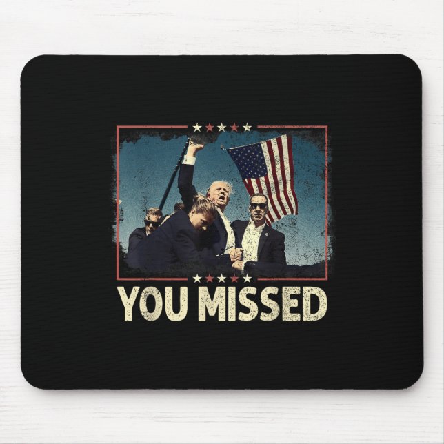 Mousepad Você Perdeu A Camisa, Perdeu O Trump 2024 Que Perd (Frente)