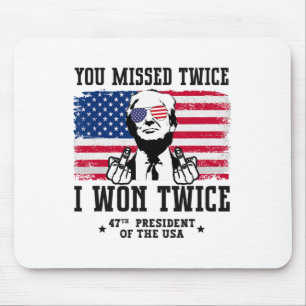 Mousepad Você Perdeu Duas Vezes Eu Ganhei Duas Vezes Trump