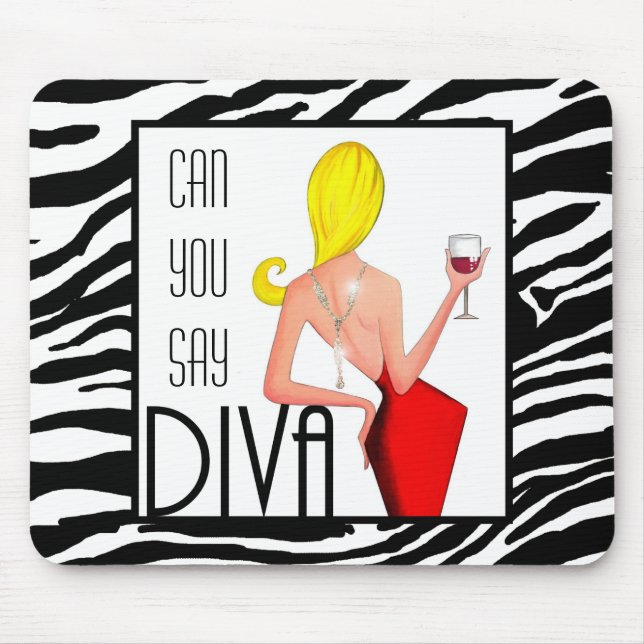 Mousepad "Você Pode Dizer DIVA?" (Frente)