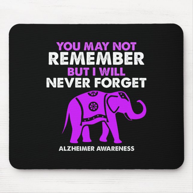 Mousepad Você Pode Não Lembrar Eu Nunca Vou Esquecer Heimer (Frente)