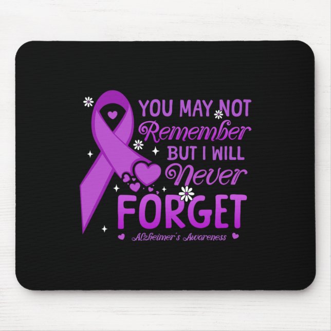 Mousepad Você Pode Não Lembrar, Mas Eu Nunca Esqueci Heimer (Frente)