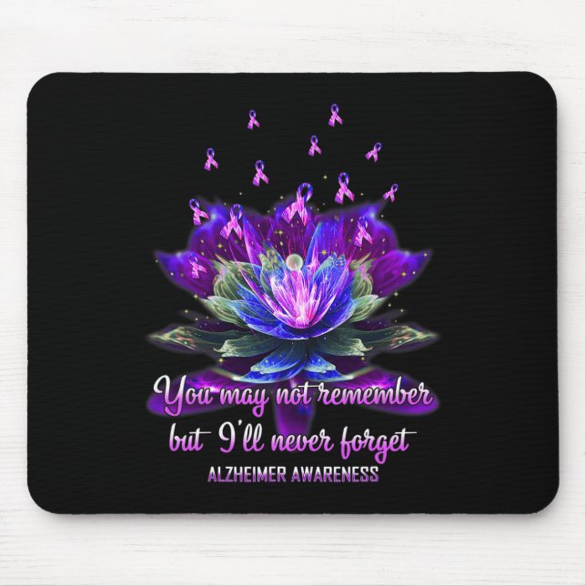 Mousepad Você pode não se lembrar, mas eu nunca vou esquece (Frente)