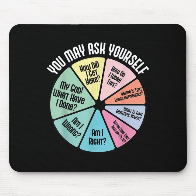Mousepad Você Pode Perguntar a Si Mesmo Como Cheguei Aqui C (Frente)