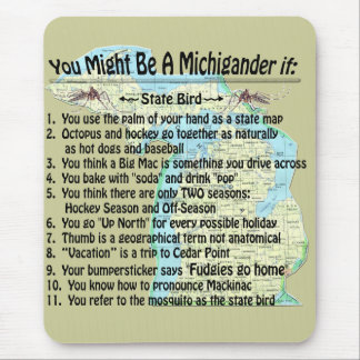 Mousepad Você Pode Ser Um Michigander Se: