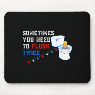 Mousepad Você Precisa Lavar Duas Vezes Engraçadas Anti-Trum