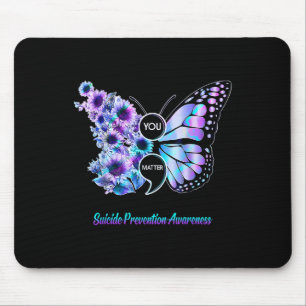 Mousepad Você Prevenção ao Suicídio Ponto e Vírgula Borbole