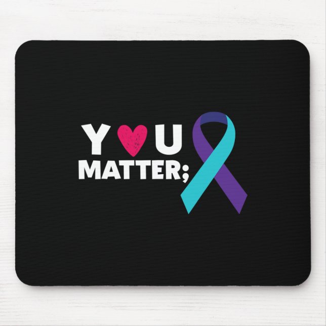 Mousepad Você Problema Prevenção Suicida Sensibilização (Frente)