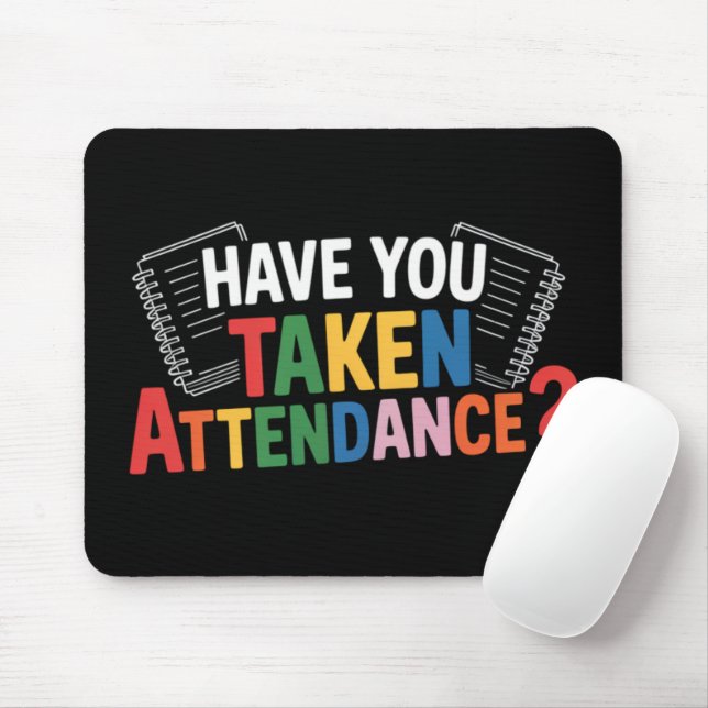 Mousepad Você Registrou a Frequência de Volta às Aulas  (Com mouse)