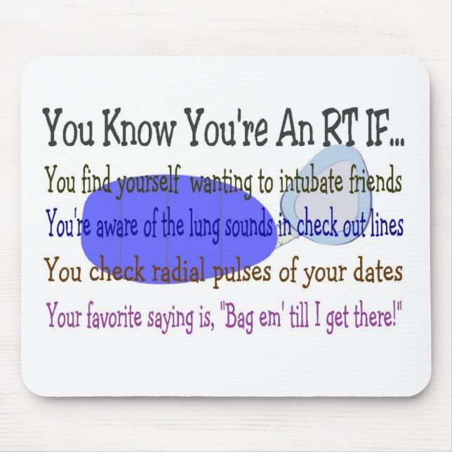 Mousepad Você SABE que VOCÊ é UM RT SE… (Frente)