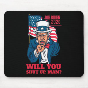 Mousepad Você se Cala Homem Primeiro Debate Trump-biden 202