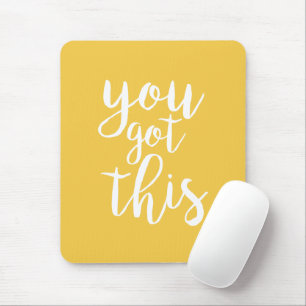 Mousepad Você Tem Esta Cotação De Motivação Amarela