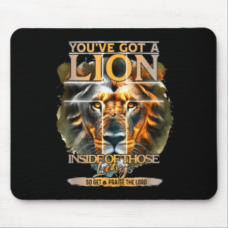 Mousepad Você Tem Um Leão Dentro Daqueles Pulmões Louve O