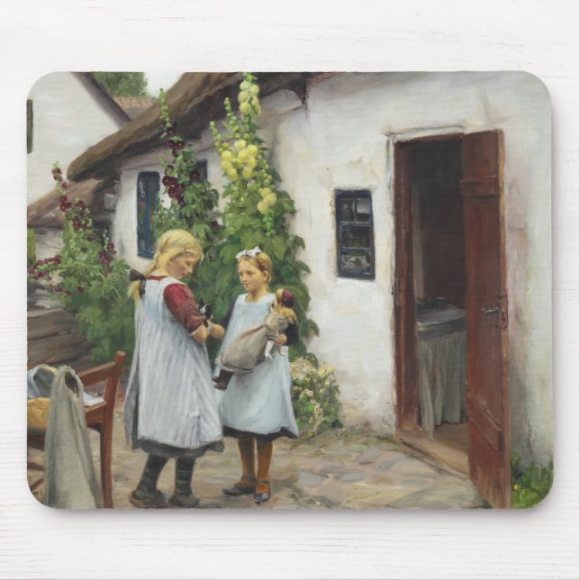 Mousepad Você Viu O Meu Gatinho? (por H.A. Brendekilde) (Frente)